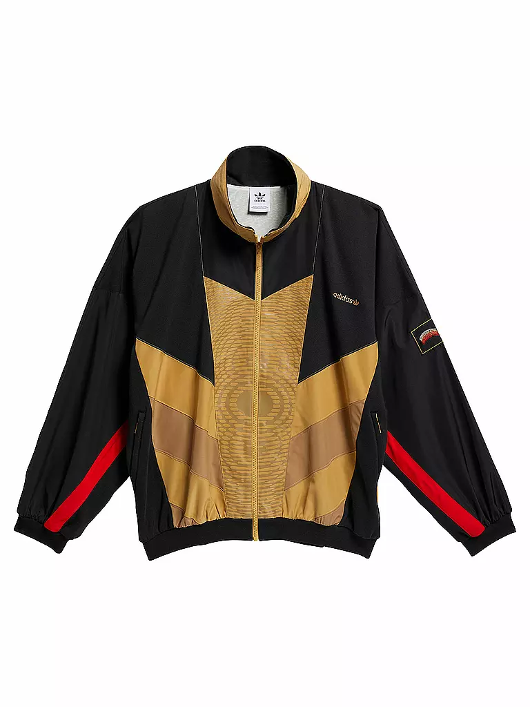 Adidas sweatjacke schwarz gold online